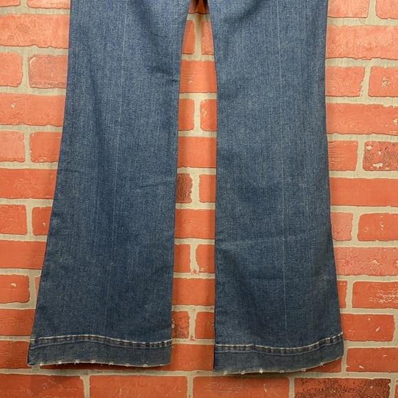Wrangler Retro High Rise Trouser Bootcut Flare 5 Pocket Jeans 29x34 - Picture 10 of 16
